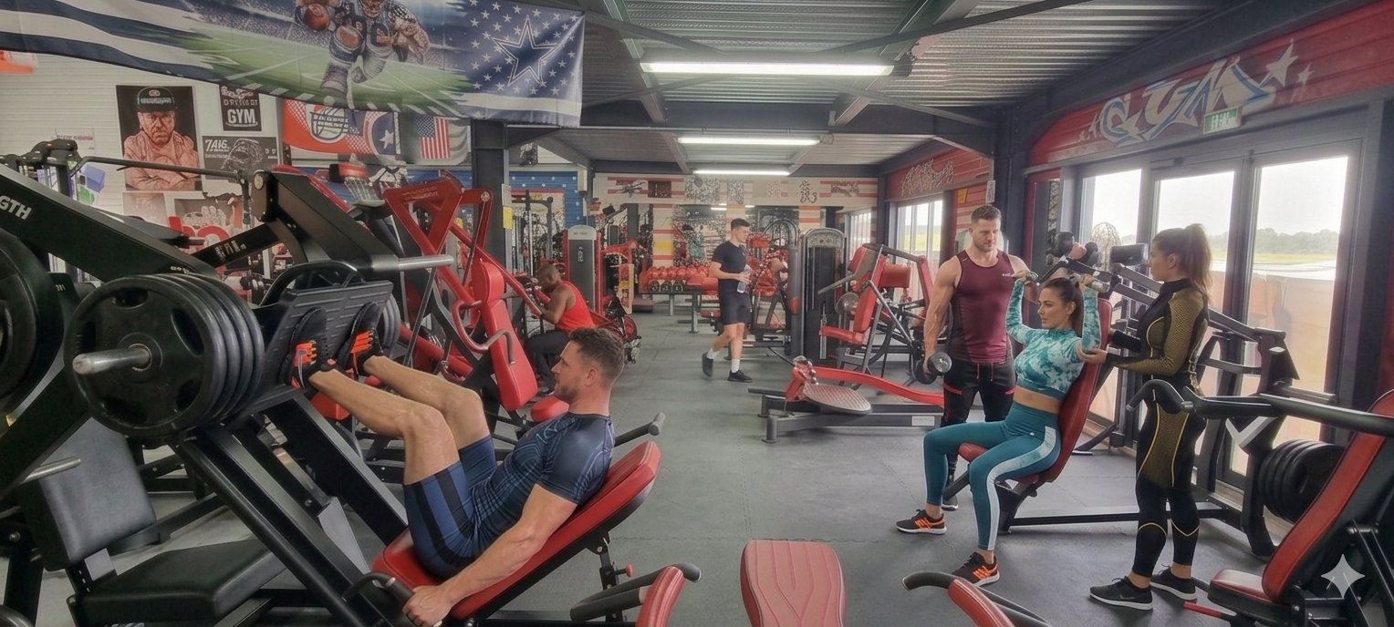 Membres en entraînement à USA Gym Baralle